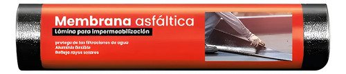 Membrana Asfáltica 4mm Con Aluminio Reforzada 40 Kg Tyt Negro