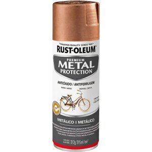 Pintura Esmalte Anticorrosivo Metálico En Aerosol Metal 312g Oro Rosa Metálico