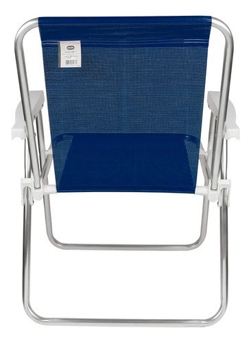 Silla Alta Aluminio Reposera Mor 110 Kg Plegable Sannet Color Azul Marino Azul Oscuro - Imagen 6