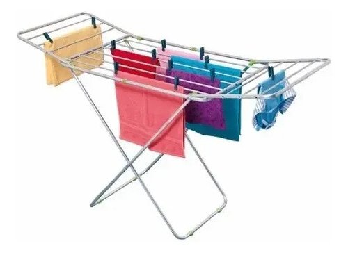Tendedero De Piso Con Extensiones Mor En Aluminio 8 Mts Ropa Aluminio - Imagen 2