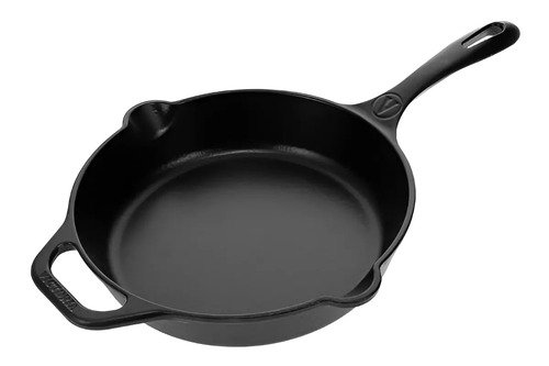Sarten 25 Cm 2 Litros Con Asa Hierro Fundido Victoria 31879 Negro