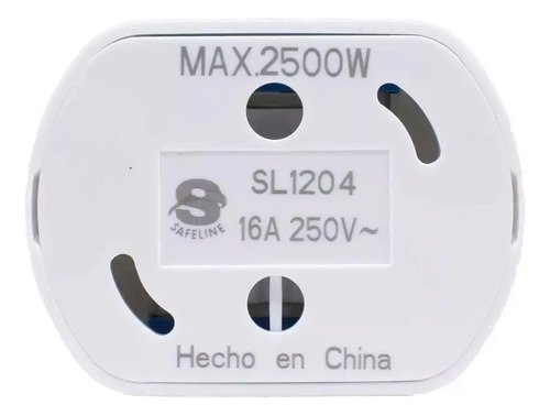 Toma Exterior 1 Schuko 2 Modulares Led Life Sl1204 - Tyt Blanco Y Azul - Imagen 4