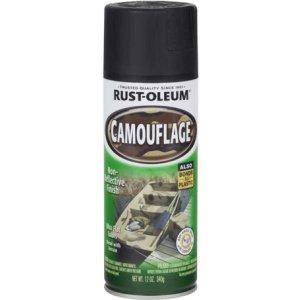 Pintura Aerosol Camuflaje Colores Rust Oleum 340g Negro