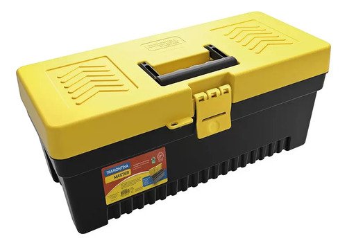 Caja De Herramientas Tramontina 43803017 De Plástico 19cm X 43cm X 19cm Negra Y Amarilla Negro/amarillo - Imagen 10