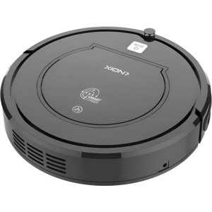 Aspiradora Robot Xion Control Remoto Vuelve A La Base Mopea Negro