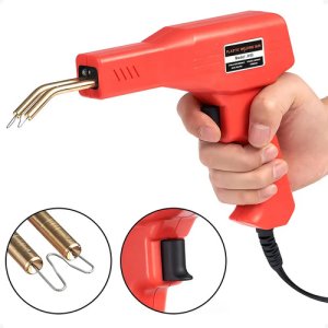 Soldadora Plástico Inverter Otec Kit Reparación Parachoques Naranja Claro