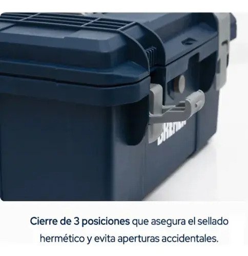 Caja De Herramientas Bremen 40cm X 19cm X 18cm Azul Azul - Imagen 8