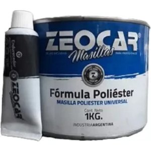 Masilla Zeocar Poliester 1 Kg Con Catalizador - Tyt