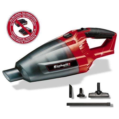 Aspiradora Inalámbrica De Mano Einhell Power X-change Te-vc 18 Li - Solo 540ml Roja Y Negra Rojo/negro - Imagen 3