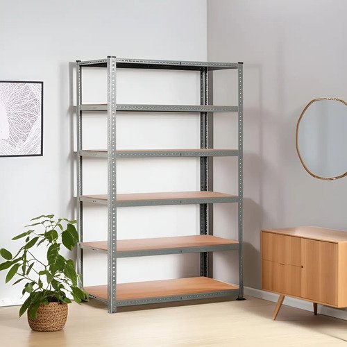 Estanteria Metalica Encastrable 5 Estantes 90x40x180 Cm Color Plateado - Imagen 3