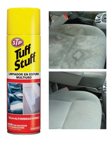 Stp Tuff Stuff - Limpiador En Espuma Multiuso 623 G - Limpia Tapicería Tela Alfombra Y Vinilo - Removedor De Manchas Para Auto Y Hogar En Aerosol - Imagen 10