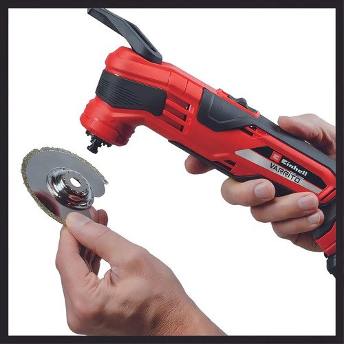 Sierra Einhell Varrito Multifunción Inalámbrica + Accesorios Rojo - Imagen 3