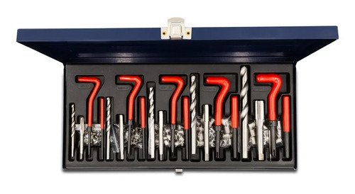Kit Reparador Roscas Insertos Machos Mechas Bremen® 6655 Rojo - Imagen 7