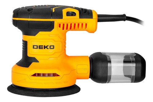 Lijadora Roto Orbital 5 Deko Dkos32xl125 320w 6 Velocidades Amarillo - Imagen 2