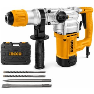 Rotomartillo Ingco Rh10506 1050w Sds Plus 4.5j Profesional Amarillo 50 Hz/60 Hz