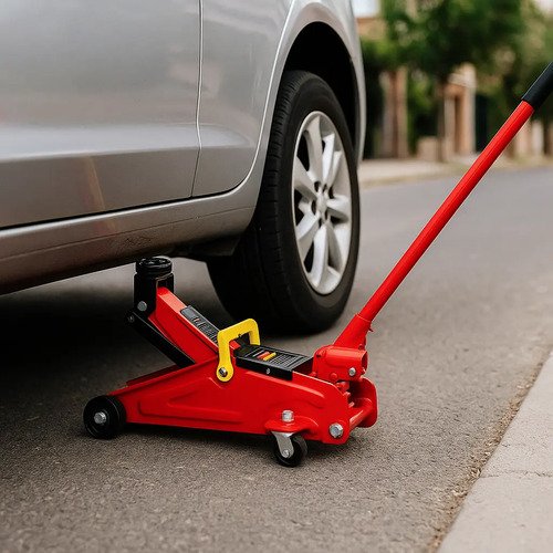 Crique Gato Hidraulico Carrito 2tn Taller Reforzado Valija - Imagen 7