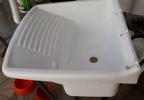 Pileta Lavadero Plástico 24 Litros Blanco - Tyt Blanco Brillante - Imagen 2