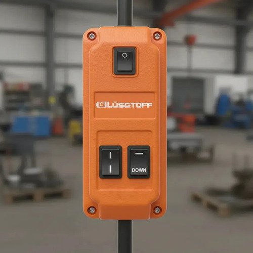 Aparejo Electrico 500 1000kg Cable Acero 12m Mando Distancia Cantidad De Cuerdas 1 Color Naranja - Imagen 6