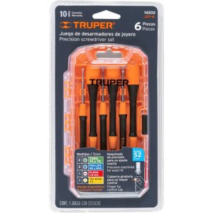 Juego Destornillador Precision Joyero Truper 6 Pz. Joy-6