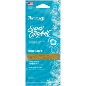 Perfumador Auto Y Ambientes Bloque Paradise Air Hecho En Usa Fragancia Blue Lava Negro