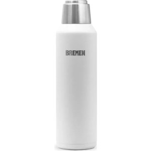 Termo Doble Pared De Acero Inoxidable 1l Bremen Blanco