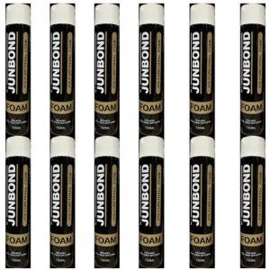 Espuma Poliuretano Expansible Junbond 750ml Pack 12 Aislante Térmico