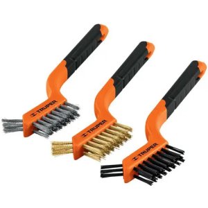 Juego 3 Mini Cepillos De Alambre Truper