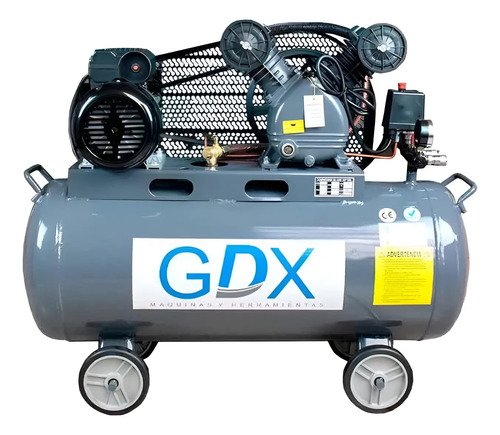 Compresor De Aire 3hp 100l Industrial Gdx - Tyt Gris 1 Monofásica