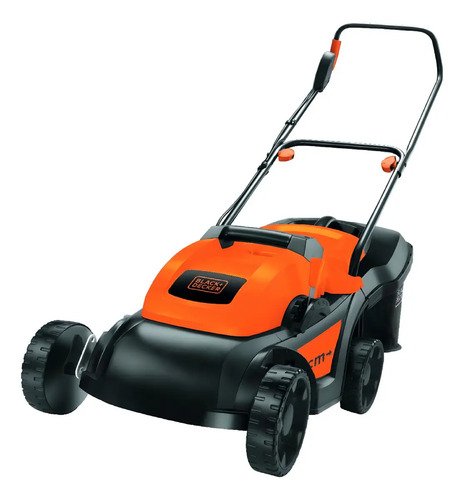 Cortadora De Pasto Eléctrica Black+decker Gr3800 Con Bolsa R Naranja/negro