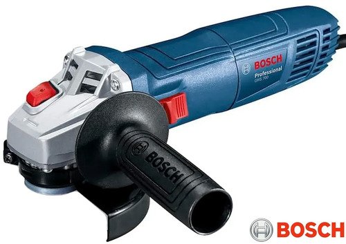 Amoladora Angular Profesional Bosch Gws700 De 710 W, Juego De 40 Unidades, Discos Y Accesorios Azul 60hz - Imagen 4