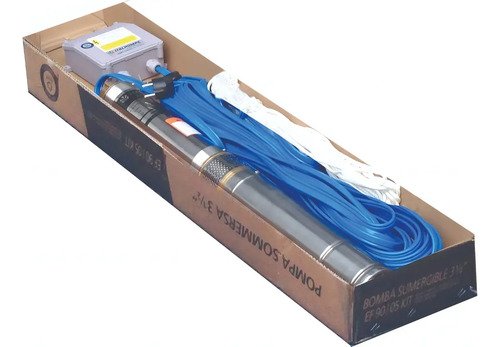Bomba Sumergible Kit Completo Italpompe 0.5 Hp Dorado - Imagen 2
