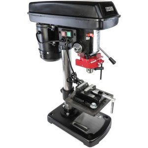 Taladro De Banco 13 Mm Barovo Tbk 13 350w Con Guarda Y Morsa Color Negro