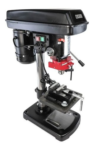 Taladro De Banco 13 Mm Barovo Tbk 13 350w Con Guarda Y Morsa Color Negro