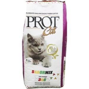 Alimento Seco Para Gatos Prot Cat's Sabor Mix 8 Kg - Tyt