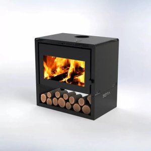 Calefactor Premium A Leña Grande 200m2 Ca