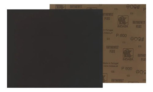 10 Hojas De Lija Al Agua Indasa Rhynowet Plus 230x280mm Cantidad De Granos 400