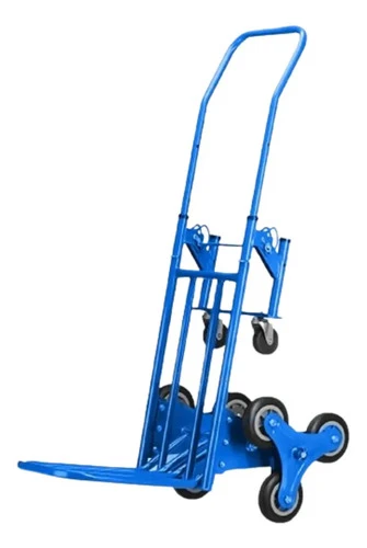 Carro Carga Escalera 8 Ruedas 2 En 1 Alpha-pro 150kg Azul - Imagen 2