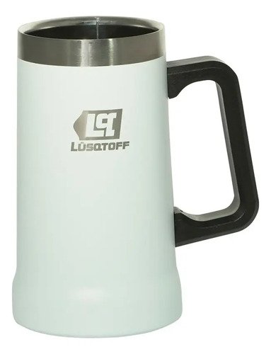 Vaso Térmico Chopero 700 Ml Acero Inoxidable Lusqtoff Jarra Blanco Chopero - Imagen 3
