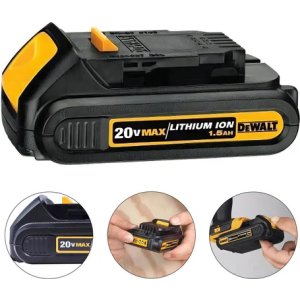 Batería De Litio Compacta De 20 V Como Máximo Y 1,5 Ah - Dcb