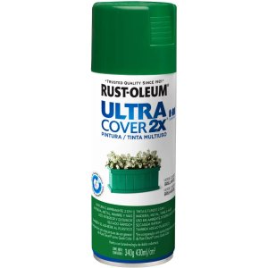 Pintura Aerosol Ultra Cover Colores 340 Ml Rust Oleum Rex Color Verde Claro Brillante