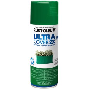 Aerosol Ultra Covertura 2x Varios Colores 340gr Rust Oleum Verde Claro Brillante