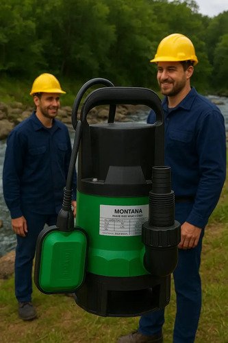 Bomba De Agua Sumergible 1/2 Hp Montana - Desagote Verde - Imagen 3