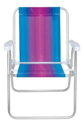 Reposera Plegable Portátil Mor Cadeira Alta Violeta/azul - Imagen 3
