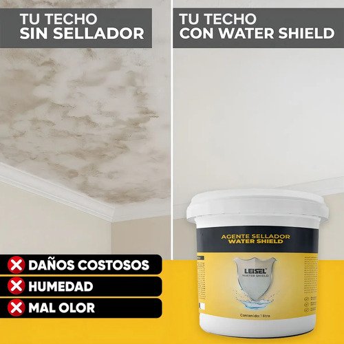 Agente Sellador Water Shield Marca Leisel 1 Litro - Imagen 9