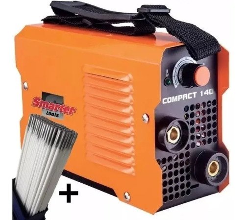 Soldadora Inverter Smarter Tools Compact 140 Profesional Naranja/negro - Imagen 2