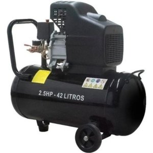 Compresor De Aire Eléctrico Panther Pca2520 2hp 115psi Con Ruedas Negro