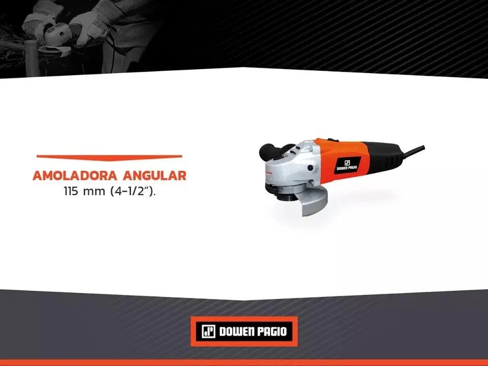 Amoladoras Nuevas Angulares 4 1/2 Pulidora Dowen Pagio Watts Naranja 50 Hz - Imagen 5