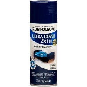 Aerosol Ultra Covertura 2x Varios Colores 340gr Rust Oleum Azul Marino Brillante