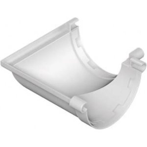 Esquinero Codo Interno De Canal Desagüe Pluvial De Pvc 170mm
