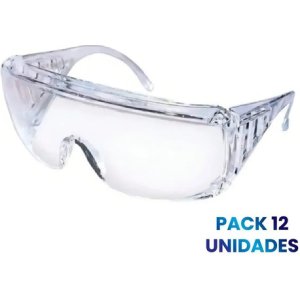 Lentes Gafas Protección Trabajo Acrilico Equus Pack X 12 U